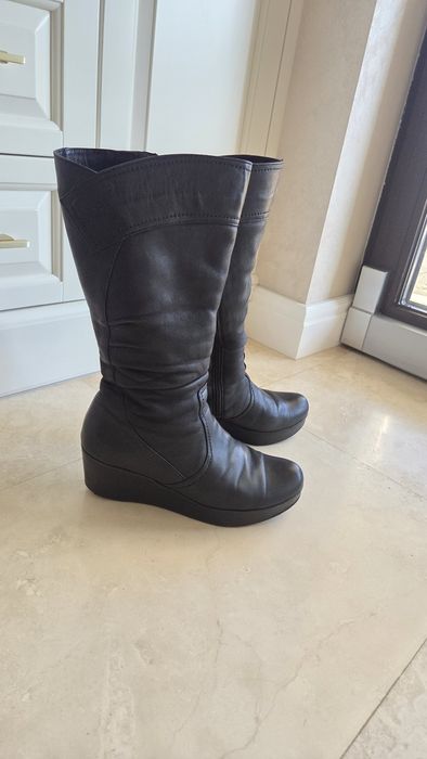 Cizme din piele naturala, imblanite, de dama/39