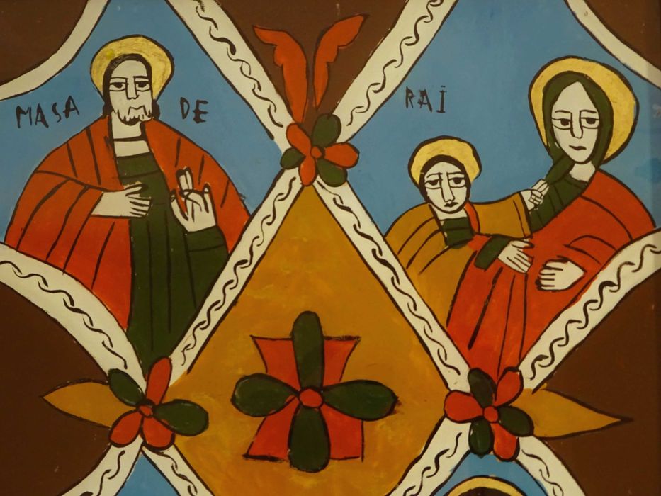 Icoana rara ‘Masa Raiului’, pictura de Feur Gheorghe, Nicula