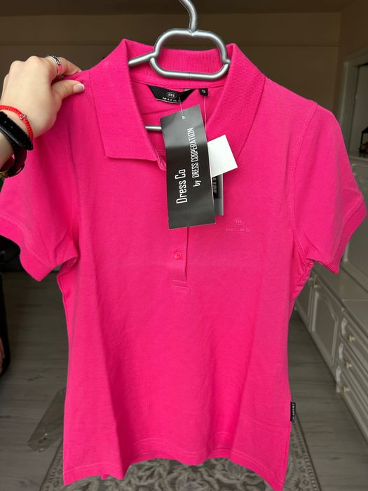 Tricou nou polo , cu eticheta, S, dama