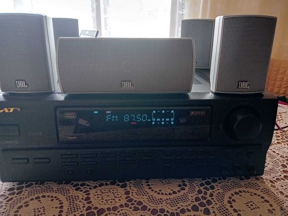 Vand sistem JBL boxe 5.0 ,amplificator CAT  la numai 550 lei