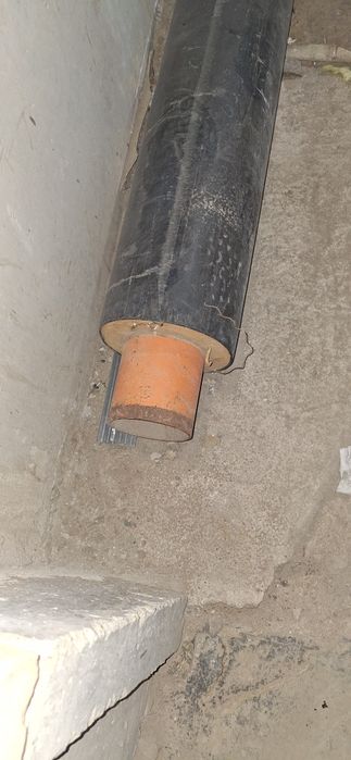 Труба ППУ 270 мм  диаметр с импульсный провад толщина трубы 7мм длина.