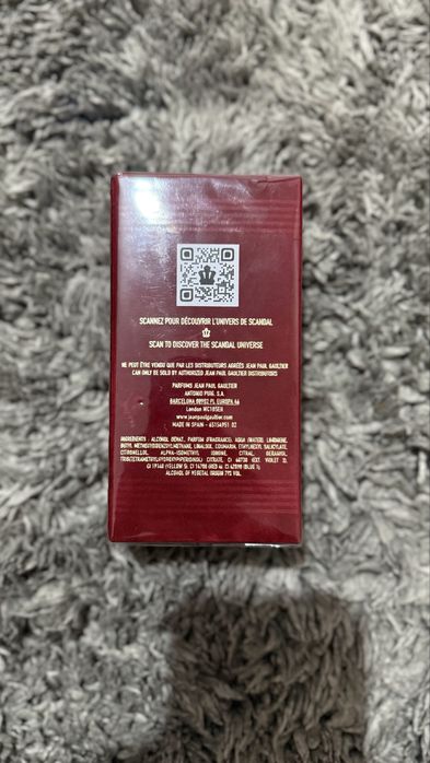 Parfum jean paul gaultier scandal eau de toilette 100ml ORIGINAL