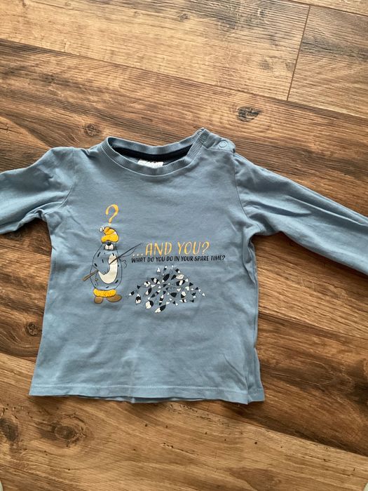 9 Детски блузи/бодита с дълги ръкави, размер 12-24 мес.