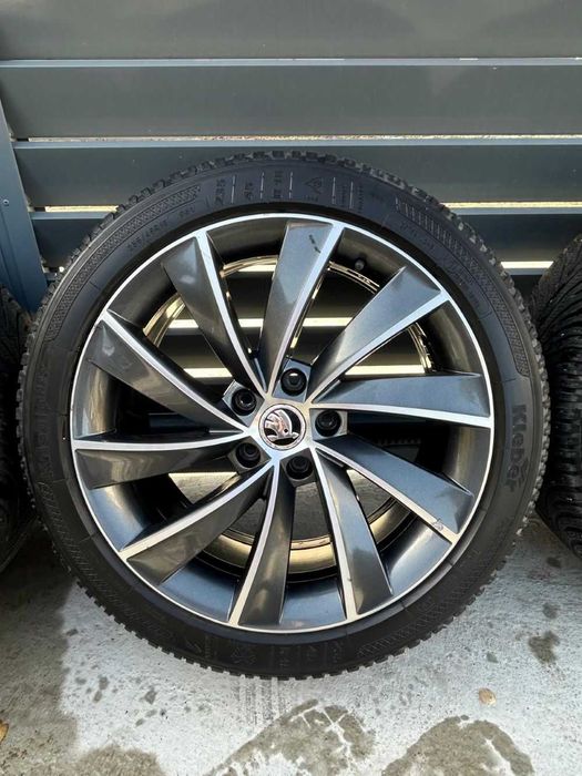 Jante Skoda Superb 4 Origine + anvelope iarna 18'