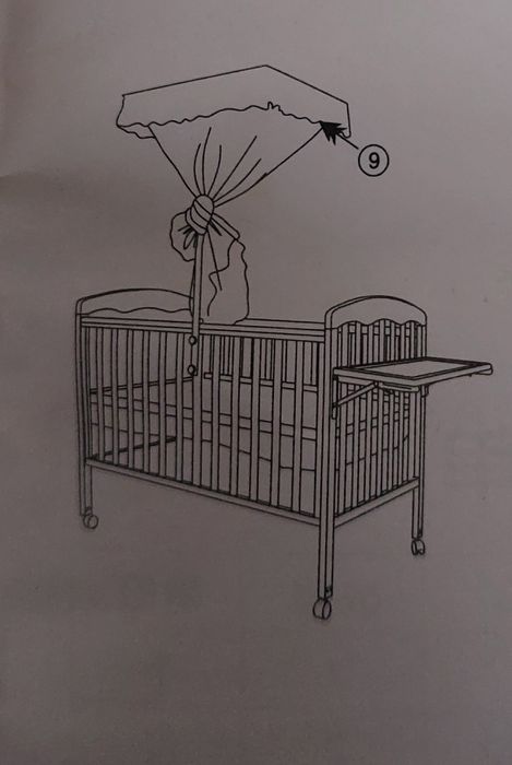 Кровать + люлька(отдельностоящая)