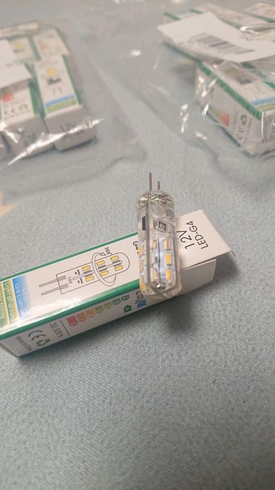 10 buc Bec led G4 12v 1.5w lumina neutra 4000k