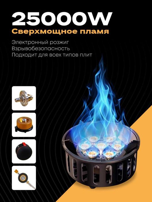 Складная туристическая газовая плита