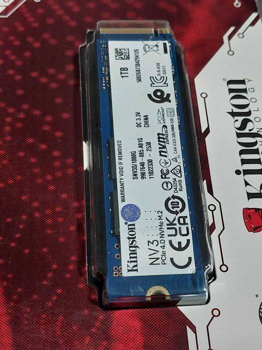 1TB M.2 NVMe Kingston NV3 (Нов с гаранция)