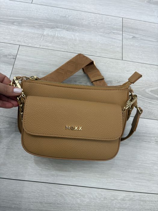 Mexx дамска чанта цвят карамел