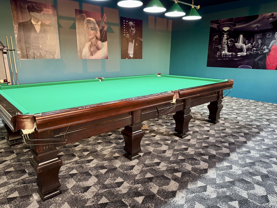 Bilyard, #billiard stollari, 1,75m x 3,50m 12foot ròske peramida