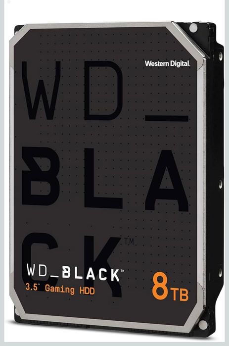 WD Black 8TB Box 7200RPM Gaming HDD, 256MB Cache 3.5" - WD8002FZBX
