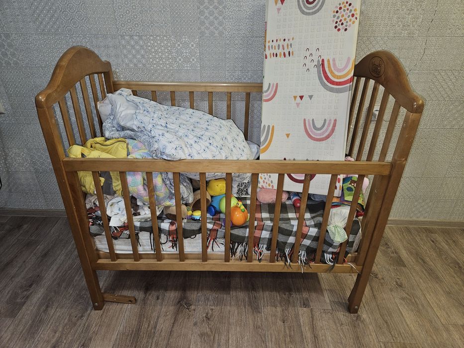 Деревянная Кровать Манежка