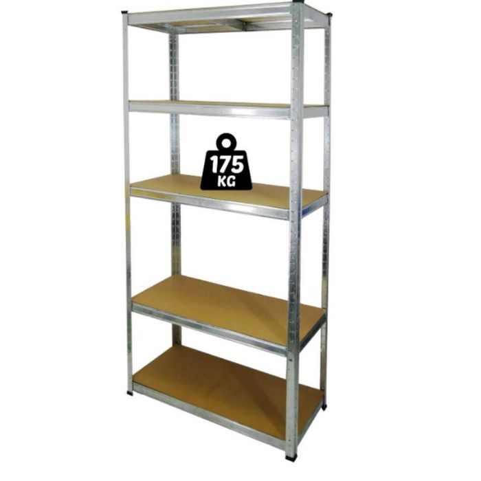 Практичен рафт на 5 нива до 175кг - лесен монтаж и стабилност