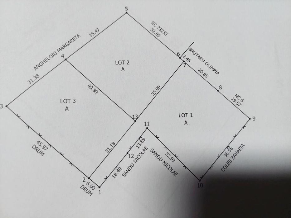 Teren intravilan de vânzare suprafață 4400 mp