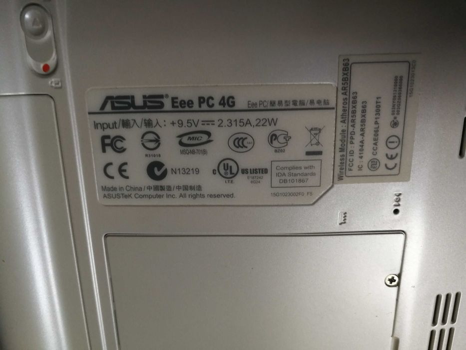 Laptop ASUS eeePC 4G-Functional
Laptop ASUS eeePC 4G-