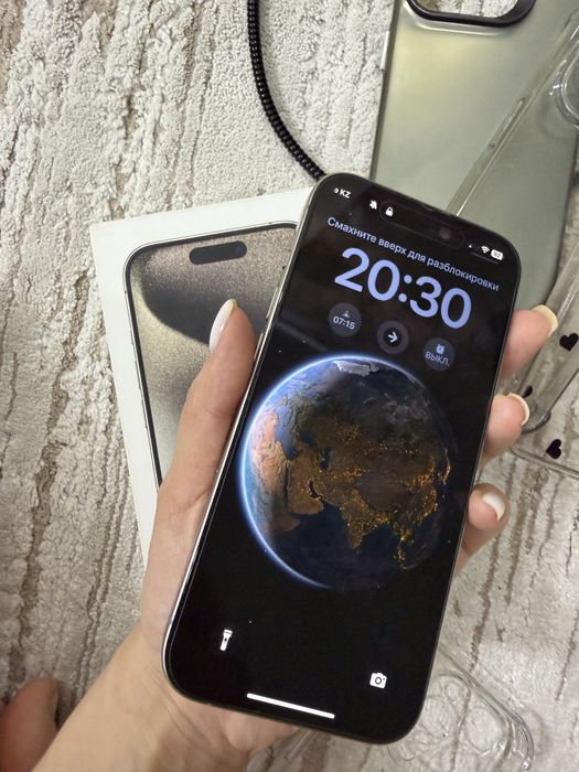 iPhone 15 Pro 128 GB, серый цвет
