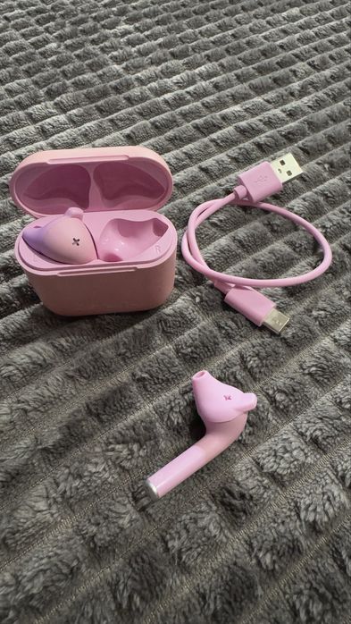 Безжични аудио слушалки, True Go Slim, розов цвят