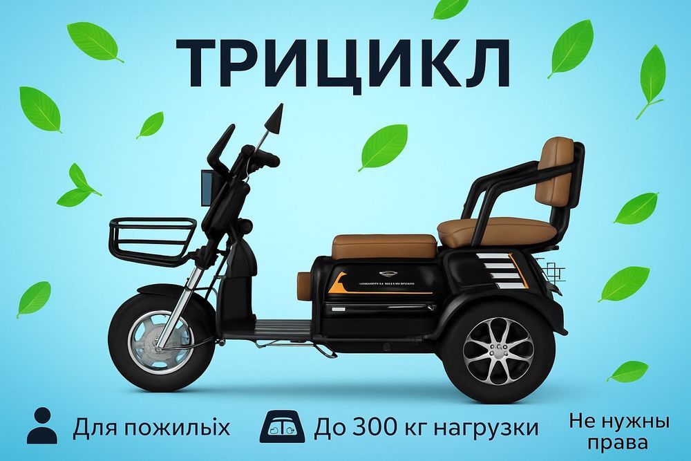Трицикл электрический