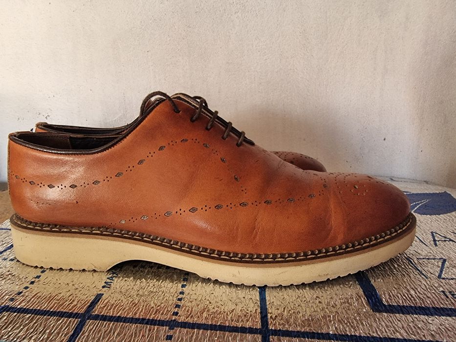 Кожанные туфли.импортные! Стильные! Яркие!