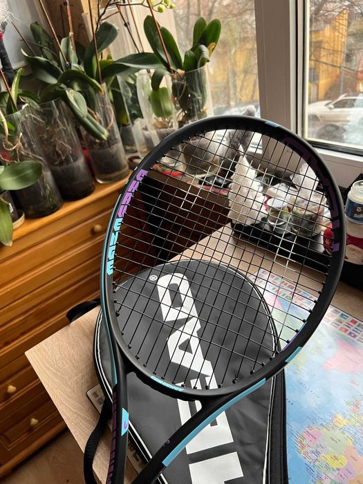 Чисто нова тенис ракета HEAD Challenge Lite,калъф,3 нови топки Artengo