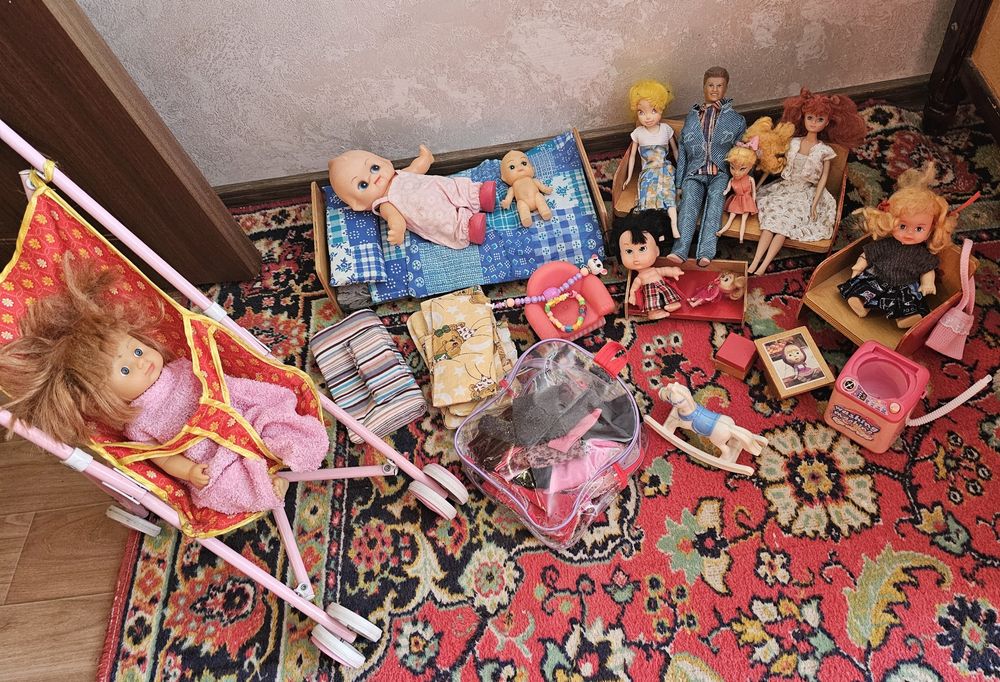 Большой пакет игрушек для девочки