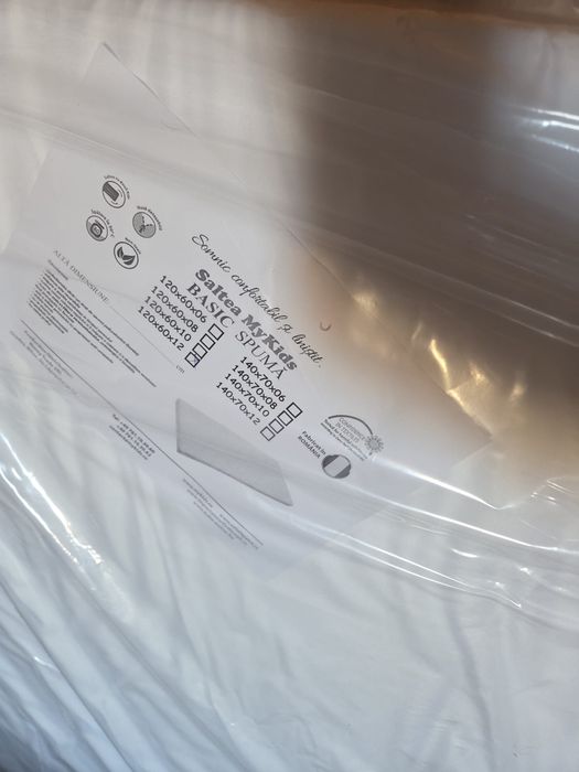 Saltea patut spuma 120x60x12cm