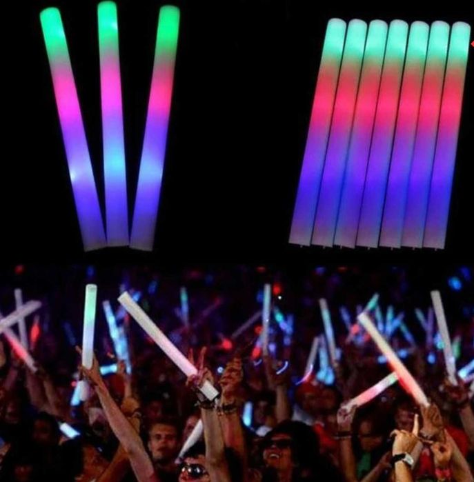 baghete led foam stick 40 cm Pachet 200 bcati