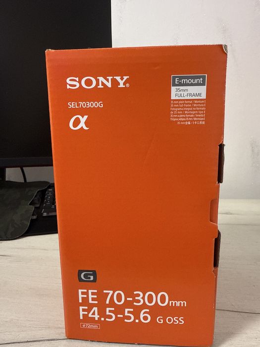 Obiectiv Sony FE70-300mm F4.5-5.6 G OSS Nou Sigilat
