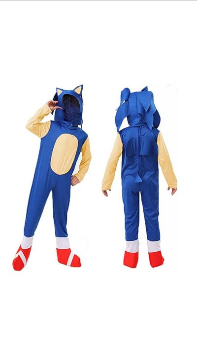 Карнавален костюм SONIC THE HEDGEHOG размер М