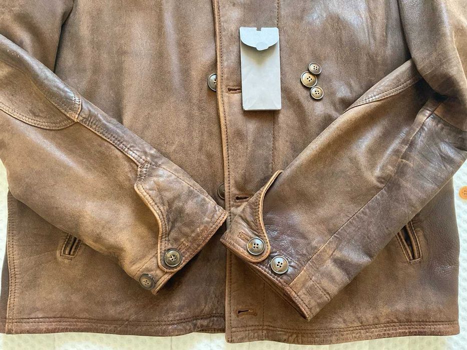 Куртка кожаная натуральная мужская.