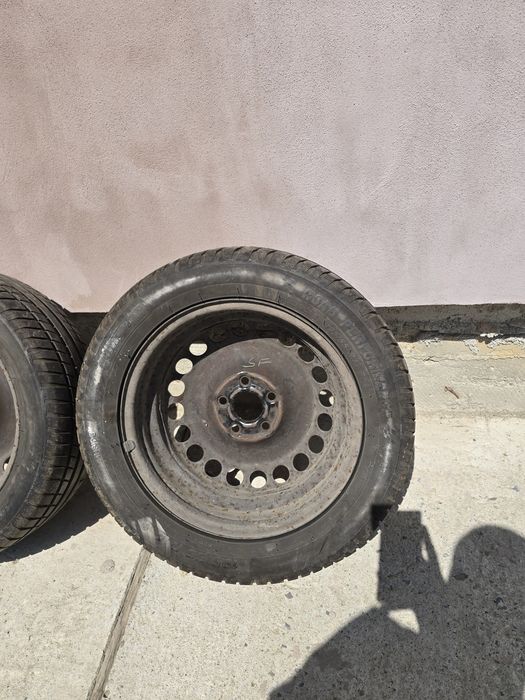 Set jante cu anvelope vara 195/55/15