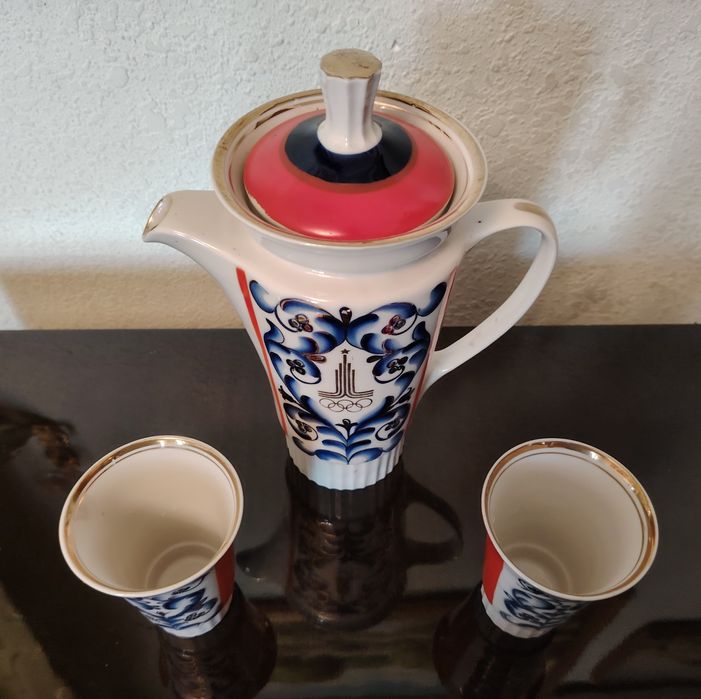 Олимпийский фарфоровый чайный сервис