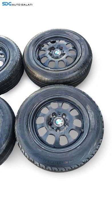 Set 4 Jante Janta Roata Roti Aliaj 205 65 15 R15 BMW Seria 3 E46 1998 - 2005 (1094499, 6.5Jx15 H2) [MX0752]