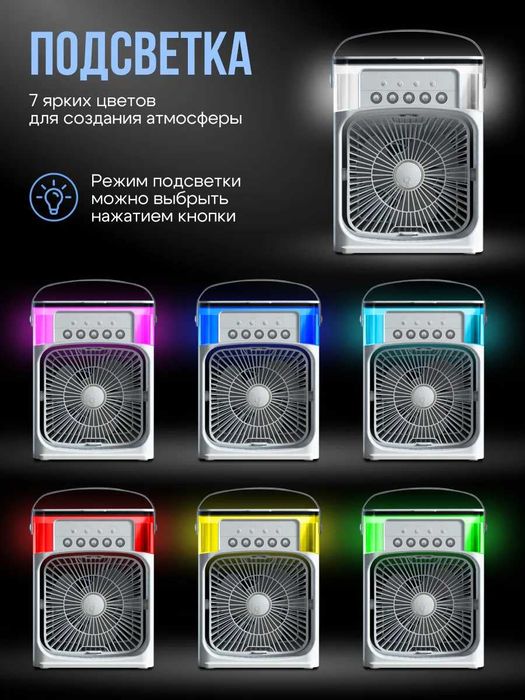 Кондиционер мини настольный комнатный вентилятор