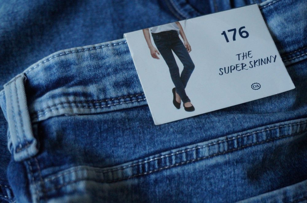 blugi adolescenta bleu-gri