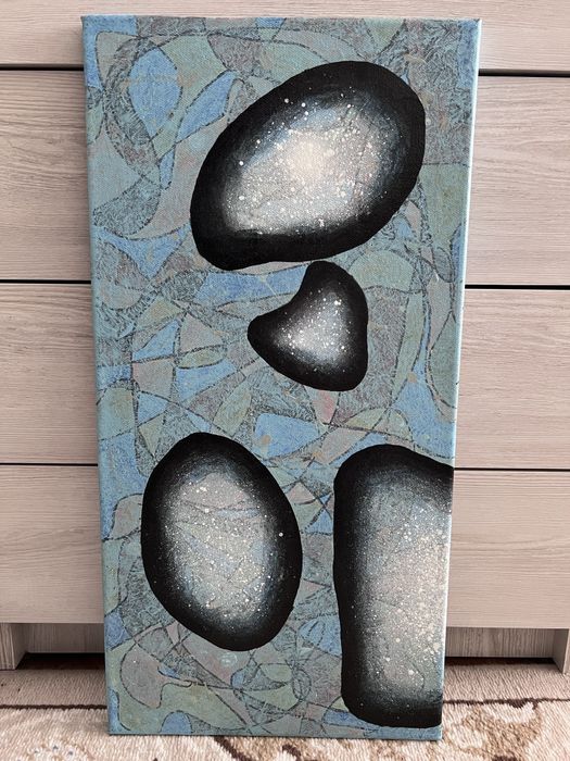 Картина акрилом на холсте ручная работа 30х60