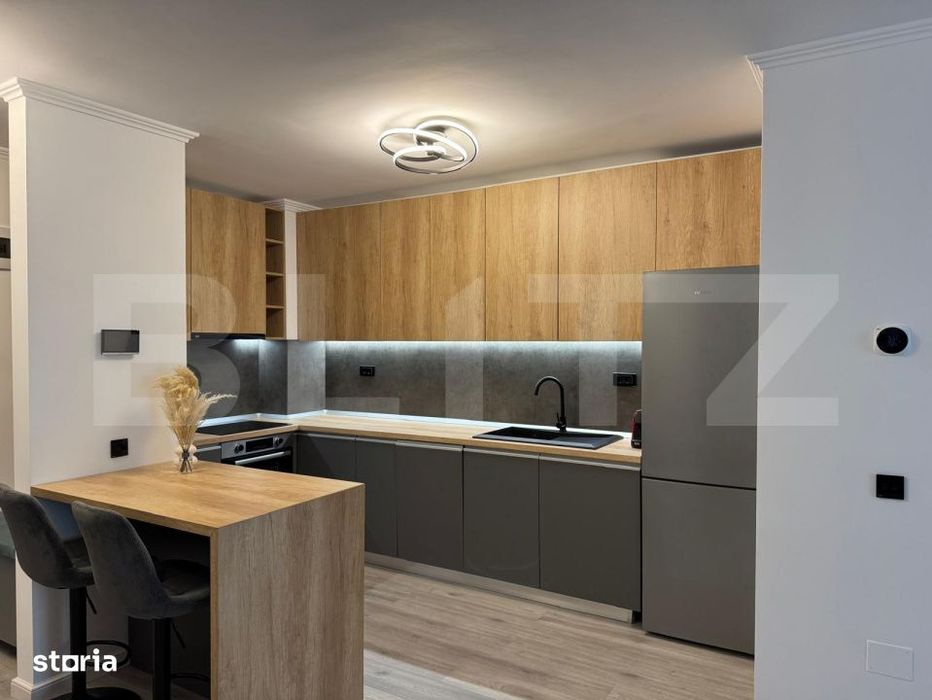 Apartament cu 2 camere, mobilat si utilat, cu parcare, in Elite