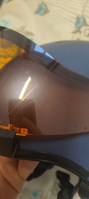 Casca ski cu viziera