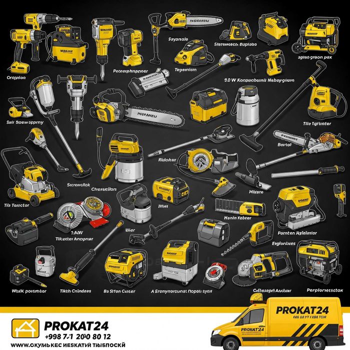 аренда инструментов arenda instrumentov ijara instrument прокат 24/7