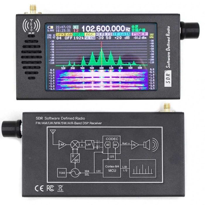 Software Defined Radio SDR Radio Receiver SDR 101  100K-149MHz FM MW SSB CW HAM DSP