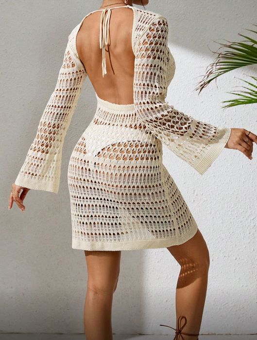 ЧИСТО НОВА! Дамска плажна рокля SHEIN