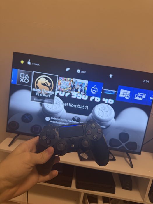 Playstaton 4 SLIM 1 TB + 3 игры