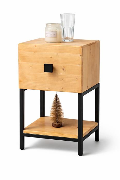 Noptiere din lemn masiv 40 cm