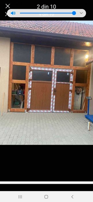 Tamplarie pvc porti de garaj si usi oxcilobatane .(jaluzele electrice)