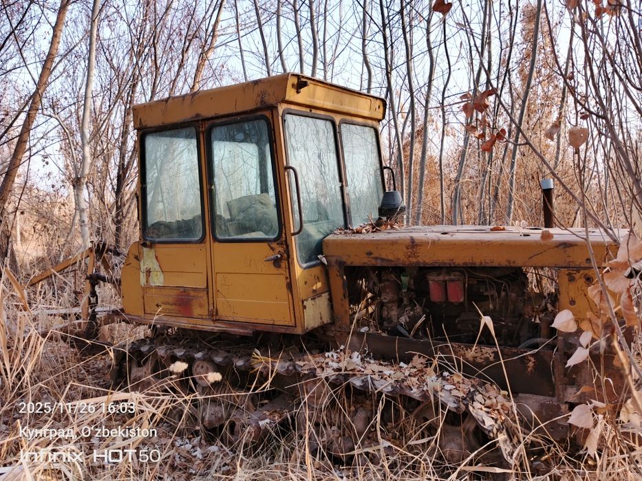 Дт 75 Булдозер плуги билан