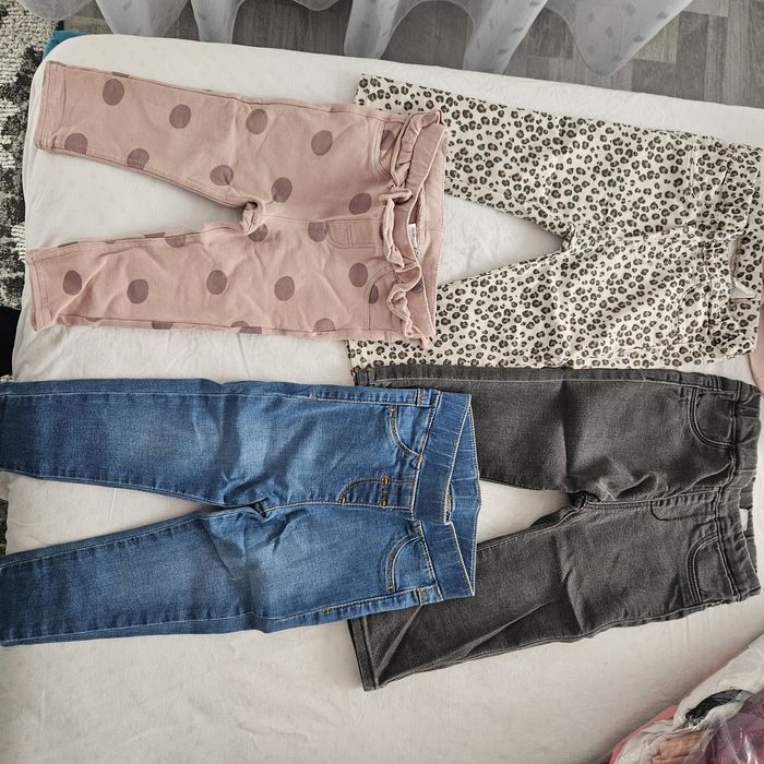 Lot pantaloni fete 80-86