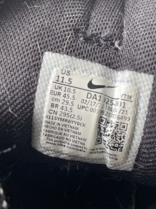 Nike Air Max 2021 Мъжки Маратонки 45.5 29.5 см черно бяло