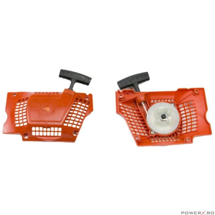 Capac pornire motofierastrau, demaror complet drujba Husqvarna 340,