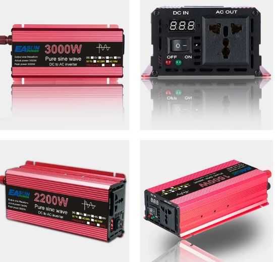 Invertor 12V sau 24V, 2,2kW, 3kW, 5kW unda sinusoidala pura,afisaj LCD