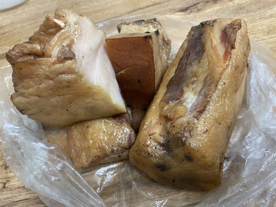 Сало копченое домашнее